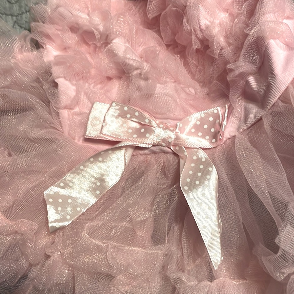 Pink Ruffle Party Small Dog Dress - Picture 3 of 3